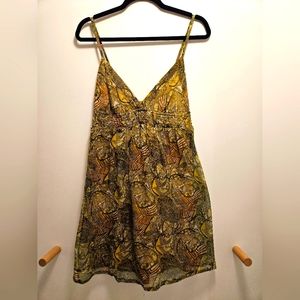 Multicolor Mid-Length Summer Dress / Tunic / Top